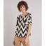 Blusa-Feminina-Estampada-Chevron-Manga-Curta-com-Fenda-Decote-Redondo-Bege-9128829-Bege_1