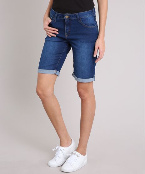 Bermuda-Jeans-Feminina-Ciclista-Barra-Dobrada-Azul-Escuro-8503509-Azul_Escuro_1