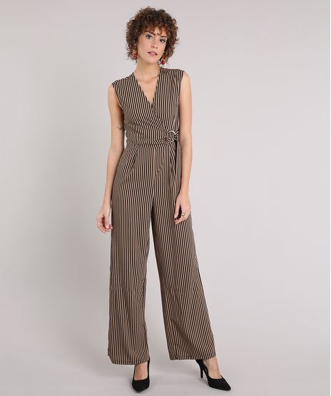 Macacao-Feminino-Listrado-com-Argola-e-Faixa-Decote-V-Kaki-9042578-Kaki_1