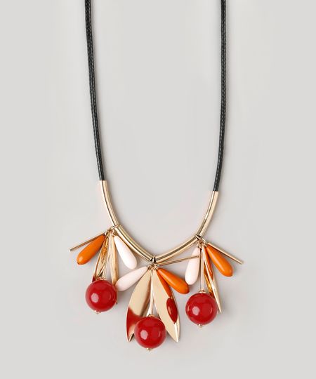 Colar-Feminino-com-Pingentes-de-Acrilico-Preto-9034334-Preto_1