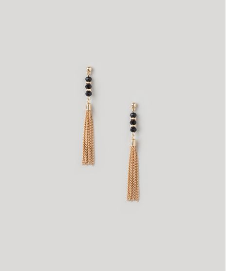 Brinco-Feminino-Longo-com-Franjas-Dourado-9029870-Dourado_1