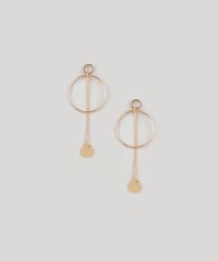 Brinco-Feminino-com-Argola-e-Corrente-Dourado-8838859-Dourado_1