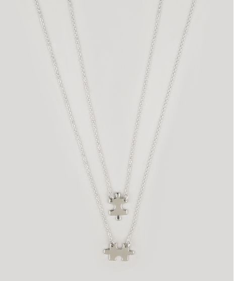 Kit-de-2-Colares-Namorados-Quebra-Cabeca-Prateado-9161140-Prateado_1
