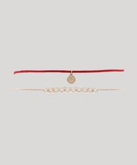 Kit-de-2-Gargantilhas-Choker-com-Pingentes-Dourado-9037243-Dourado_1