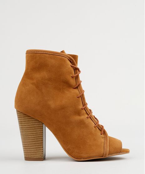Bota-Ankle-Boot-Feminina-com-Amarracao-Salto-Alto-Caramelo-9132850-Caramelo_1