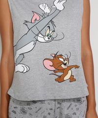 Pijama-Feminino-Regata-Tom-e-Jerry-Cinza-Mescla-9972753-Cinza_Mescla_5