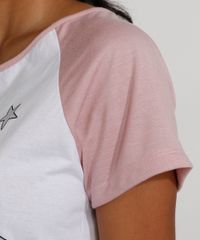 Pijama-Feminino-Mickey-Manga-Curta-Raglan-Metalizado-Branco-9974458-Branco_5