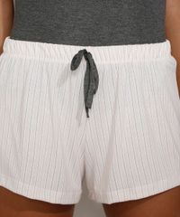 Pijama-Feminino-com-Listras-Manga-Curta-Cinza-Mescla-Escuro-9980762-Cinza_Mescla_Escuro_4