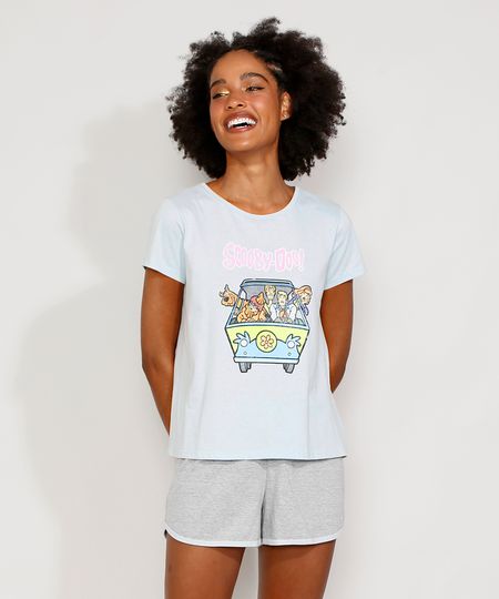 Pijama-Feminino-Manga-Curta-Scooby-Doo-Azul-Claro-9971451-Azul_Claro_1 Pijama-Feminino-Manga-Curta-Scooby-Doo-Azul-Claro-9971451-Azul_Claro_1