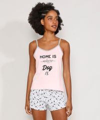 Pijama-Feminino-Regata--Home-is-Where-Your-Dog-is--Rosa-Claro-9972749-Rosa_Claro_1