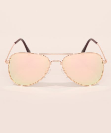 Oculos-de-Sol-Feminino-Aviador-Oneself--Rose-9982756-Rose_1