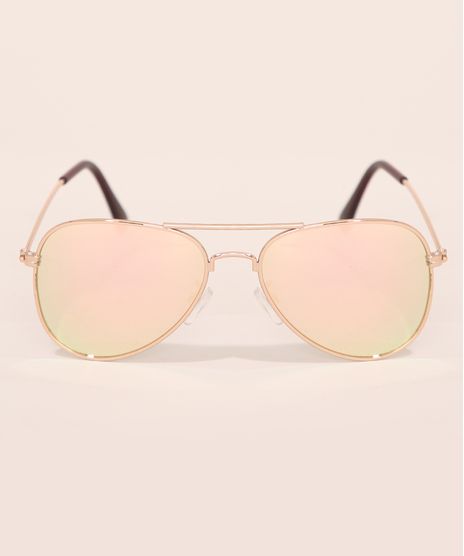 Oculos-de-Sol-Feminino-Aviador-Oneself--Rose-9982756-Rose_1