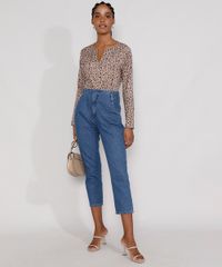 Blusa-Feminina-Manga-Longa-Estampada-Animal-Print-Onca-Decote-V-Kaki-Claro-9975394-Kaki_Claro_3