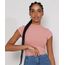 Blusa-Feminina-Canelada-com-Frufru-Manga-Curta-Gola-Alta-Rose-9943282-Rose_1