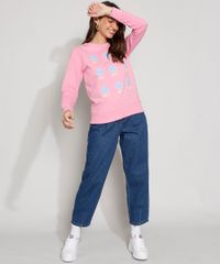Blusa-de-Moletom-Feminina-Smiley-Decote-Redondo-Rosa-9976564-Rosa_3