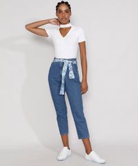Calca-Jeans-Feminina-Mom-Cintura-Super-Alta-com-Lenco-Estampado-Azul-Medio-9985791-Azul_Medio_3