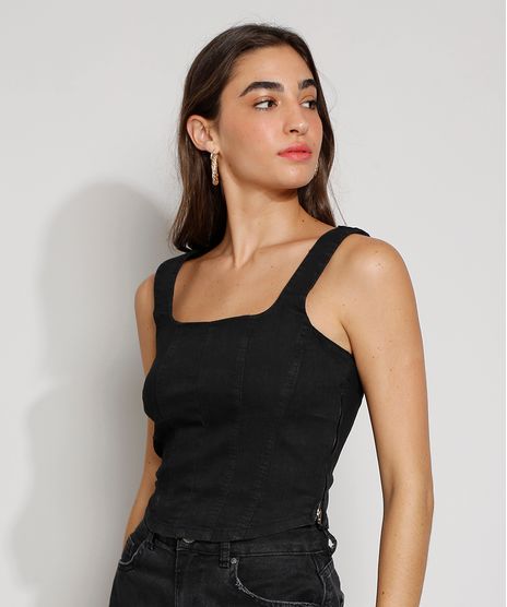 Regata-Jeans-Feminina-Corset-Alca-Larga-Decote-Reto-Preta-9985892-Preto_1