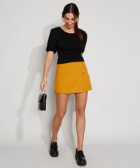 Short-Saia-Feminino-Cintura-Alta-com-Linho-e-Botoes-Mostarda-9976902-Mostarda_3