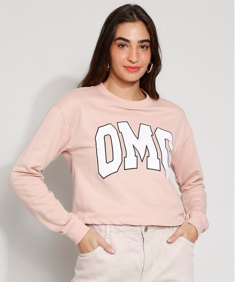 Blusa-de-Moletom-Feminina--OMG--Flocada-Decote-Redondo-Rosa-Claro-9976565-Rosa_Claro_1
