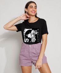 Camiseta-Feminina-Manga-Curta-Princesas-com-Bordado-Decote-Redondo-Preta-9982381-Preto_5