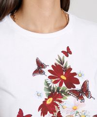 Camiseta-Feminina-Manga-Curta--Soul-Full-Of-Sunshine--Decote-Redondo-Off-White-9981733-Off_White_5