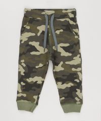 Calca-Infantil-Estampada-Camuflada-com-Bolsos-Verde-Militar-9155125-Verde_Militar_1