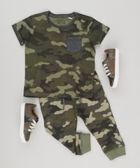 Camiseta-Infantil-Estampada-Camuflada-com-Bolso-Manga-Curta-Gola-Careca-Verde-Militar-9140063-Verde_Militar_3