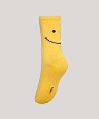 Meia-Feminina-Smiley-Cano-Alto-Amarela-9982460-Amarelo_3