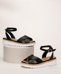 Sandalia-Feminina-Malu-Super-Comfort-Flatform-com-Tiras-Cruzadas-e-Corda-Preta-9962602-Preto_1