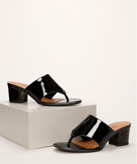 Tamanco-de-Verniz-Feminino-Malu-Super-Comfort-Salto-Grosso-Medio-Preto-9962607-Preto_1