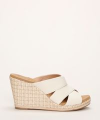Tamanco-Feminino-Malu-Super-Comfort-Anabela-Alta-com-Tiras-Cruzadas-e-Palha-Off-White-9962604-Off_White_3