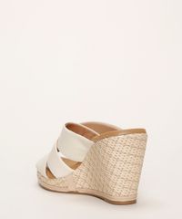Tamanco-Feminino-Malu-Super-Comfort-Anabela-Alta-com-Tiras-Cruzadas-e-Palha-Off-White-9962604-Off_White_5