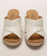 Tamanco-Feminino-Malu-Super-Comfort-Anabela-Alta-com-Tiras-Cruzadas-e-Palha-Off-White-9962604-Off_White_6
