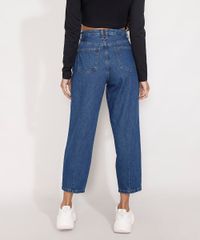 Calca-Jeans-Feminina-Baggy-Cintura-Super-Alta-com-Pregas-Azul-Medio-9978128-Azul_Medio_2