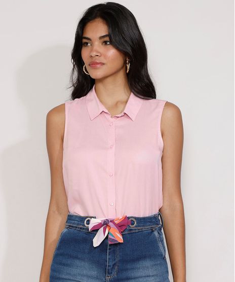 Camisa-Feminina-com-No-Sem-Manga-Lilas-9972672-Lilas_1