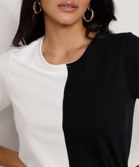 Camiseta-Feminina-Manga-Curta-Bicolor-Decote-Redondo-Preta-9981697-Preto_6
