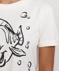 Camiseta-Feminina-Manga-Curta-Linguado-A-Pequena-Sereia-Decote-Redondo-Off-White-9983827-Off_White_5