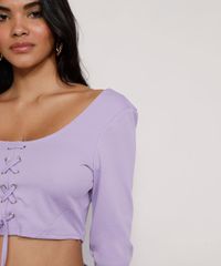 Blusa-Feminina-Manga-Longa-Cropped-com-Lace-Up-Decote-Redondo-Lilas-9981746-Lilas_6