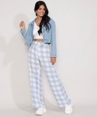 Calca-Feminina-Reta-Cintura-Super-Alta-Estampada-Xadrez-Vichy-Azul-9986309-Azul_3 Calca-Feminina-Reta-Cintura-Super-Alta-Estampada-Xadrez-Vichy-Azul-9986309-Azul_3