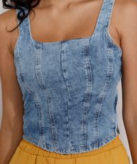 Regata-Jeans-Feminina-Cropped-Corset-Marmorizada-Alca-Larga-Decote-Reto-Azul-Claro-9985968-Azul_Claro_4