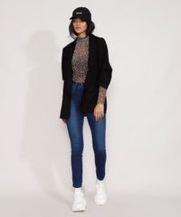 Blusa-de-Tule-Feminina-Manga-Longa-Estampada-Animal-Print-Onca-Gola-Alta-Bege-Escuro-9981296-Bege_Escuro_3