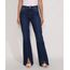 Calca-Jeans-Feminina-Flare-Cintura-Super-Alta-com-Fenda-Azul-Escuro-9985799-Azul_Escuro_1