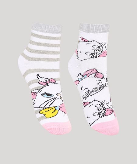 Kit-de-2-Meias-Femininas-Cano-Medio-Estampadas-Marie-Branca-9973260-Branco_1 Kit-de-2-Meias-Femininas-Cano-Medio-Estampadas-Marie-Branca-9973260-Branco_1
