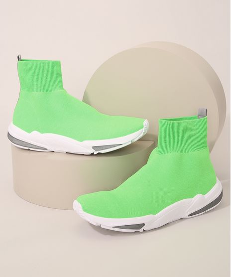 Tenis-Masculino-Esportivo-Ace-Knit-Cano-Alto-Verde-9986184-Verde_1