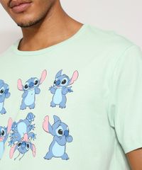 Camiseta-Masculina-Manga-Curta-Stitch-Gola-Careca-Verde-Claro-9977995-Verde_Claro_6