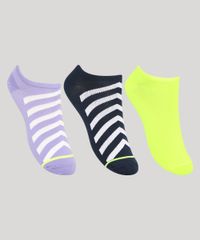 Kit-de-3-Meias-Femininas-Esportivas-Ace-Cano-Baixo-Estampadas-Chevron-Multicor-9977785-Multicor_1