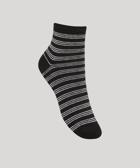 Kit-de-3-Meias-Femininas-Cano-Medio-Listradas-Preto-9982890-Preto_2