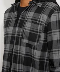 Camisa-de-Flanela-Masculina-Tradicional-Estampada-Xadrez-com-Capuz-Manga-Longa-Cinza-9974021-Cinza_4
