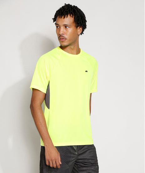 Camiseta-Masculina-Manga-Curta-Esportiva-Ace-com-Recorte-Respiravel-Gola-Careca-Amarelo-Neon-9981314-Amarelo_Neon_1