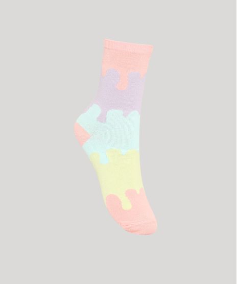 Meia-Feminina-Cano-Alto-Sorvete-Multicor-9977783-Multicor_1